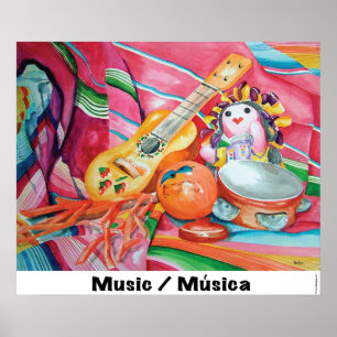 Pôster Música/Música