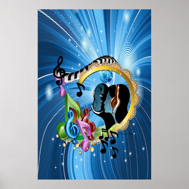 Pôster Música para a Alma (Frente)