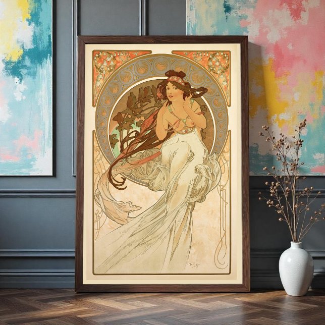 Poster Música por Alphonse Mucha (Criador carregado)