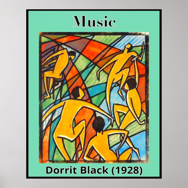 Poster Música por Dorrit Black (1928) (Frente)