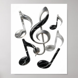 Poster Música Prata LEGENDA em Movimento Design de Texto
