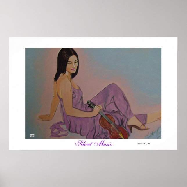 Pôster Música Silenciosa (Frente)