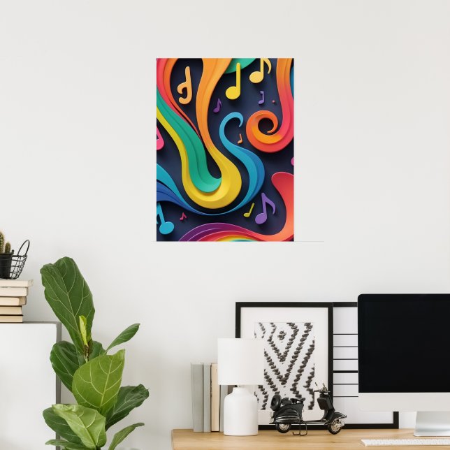 Poster Música Sway (Escritório em casa)