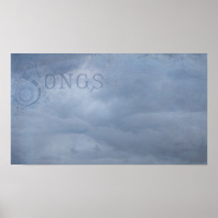 Poster Músicas em Nuvem