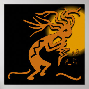 Pôster Músico de Kokopelli