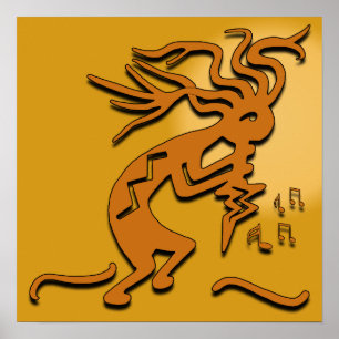 Pôster Músico de Kokopelli