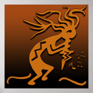 Pôster Músico de Kokopelli
