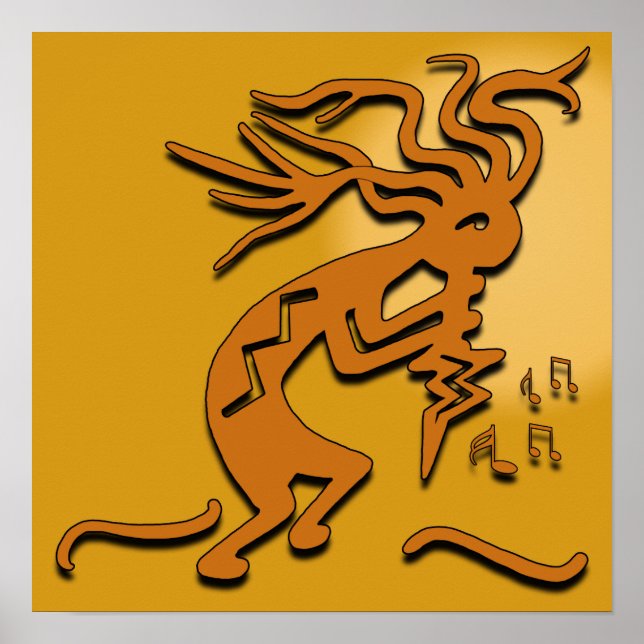 Pôster Musico Kokopelli (Frente)