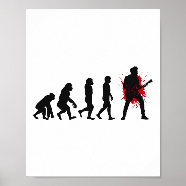 Poster Músico Musico Bassista Engraçado (Frente)