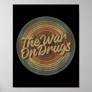 Poster Músico Retro Guerra Contra Drogas Vintage Vinyl 20
