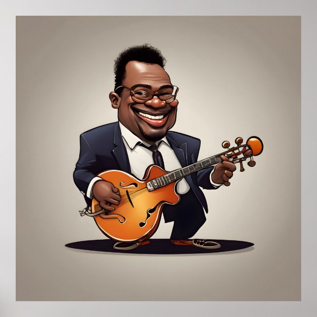 Poster músicos do jazz (Frente)