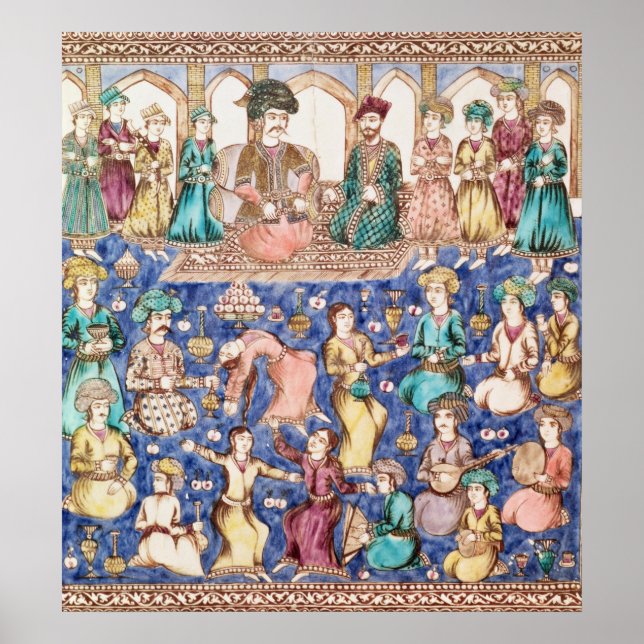 Pôster Músicos e dançarinos (Frente)