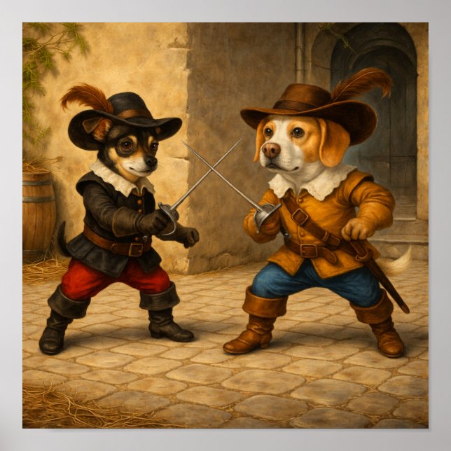 Poster "Musketeer Bro's" (Frente)