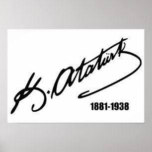 Pôster Mustafa Kemal Ataturk
