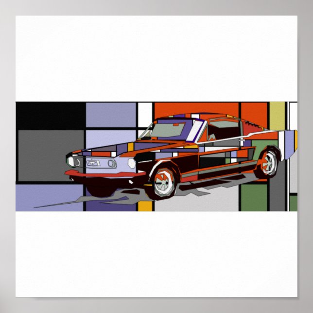 Pôster mustang (Frente)