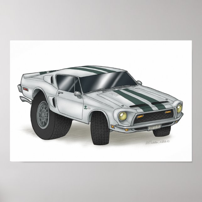 Poster Mustang Cobra (Frente)