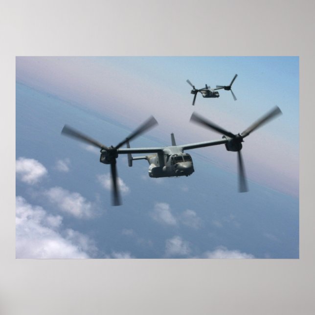 Poster MV-22 Osprey Aircraft (Frente)