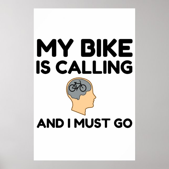 Poster My Bike Is Calling (Frente)