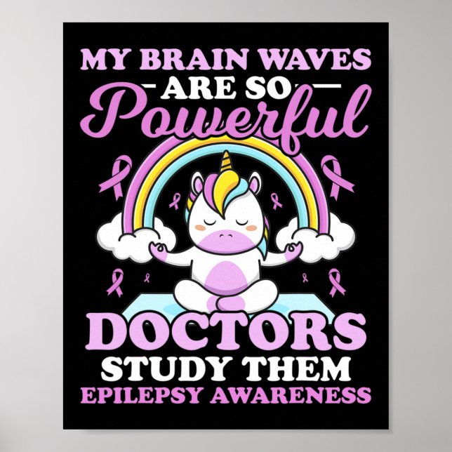 Poster My Brain Waves Are So Powerful Doctors Study Them  (Frente)