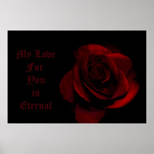 Poster My Love For You Is Eternal (Frente)