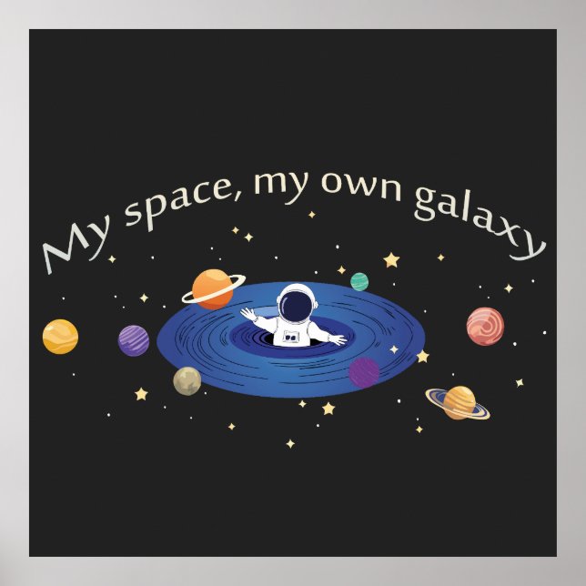 Poster My Space, My Own Galaxy (Frente)
