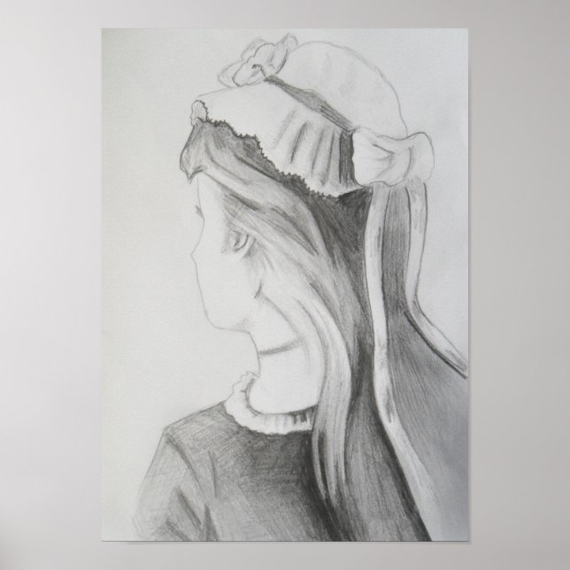 Pôster My Wife and My Mother-in-Law Optical Illusion (Frente)