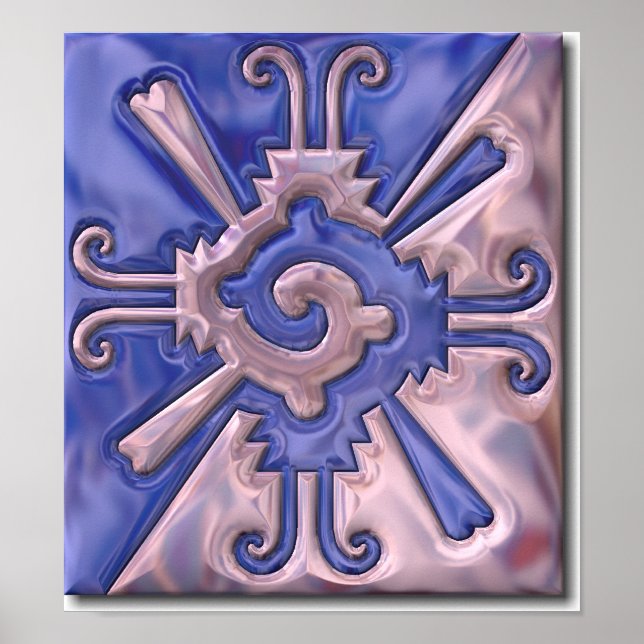 Poster Myan Hunab Ku-glass (Frente)