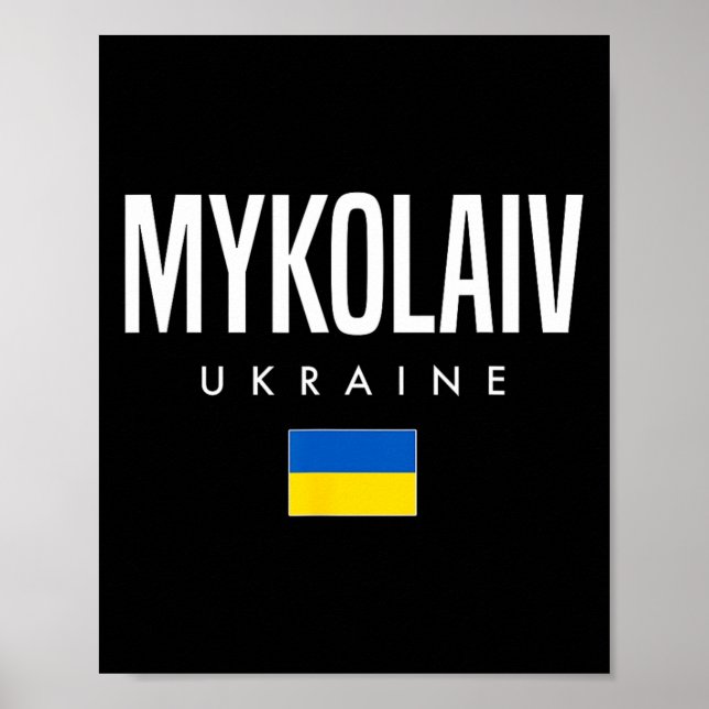 Poster Mykolaiv Ucrânia  (Frente)
