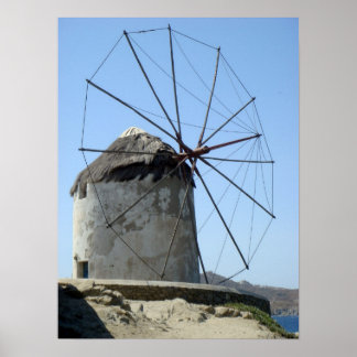 Pôster Mykonos Windmill