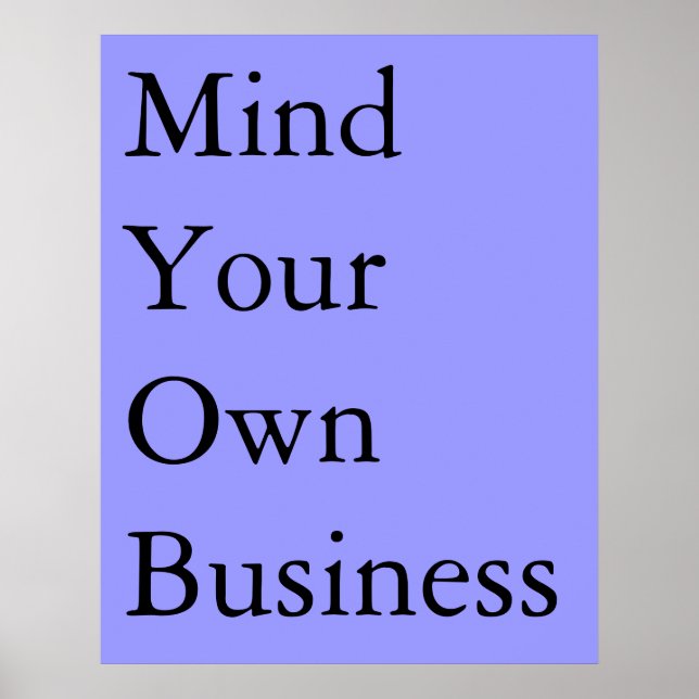 PÔSTER MYOB (Frente)