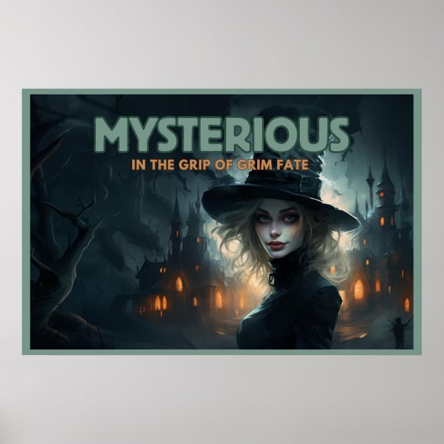 Poster Mysterious In the Grip of Grim Fate (Frente)