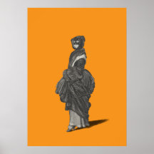 Mysterious masked woman by Wenceslaus Hollar