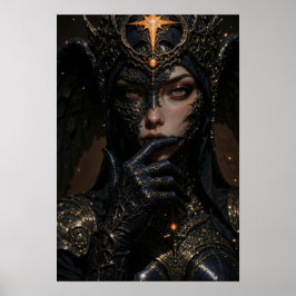 Poster Mysterious Warrior Queen Wall Art
