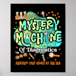 Poster Mystery Machine Of Diagnostics Lab Semana 2025 Med