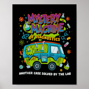Poster Mystery Machine Of Diagnostics Lab Semana 2025 Med