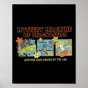 Poster Mystery Machine Of Diagnostics Lab Semana 2025 Med