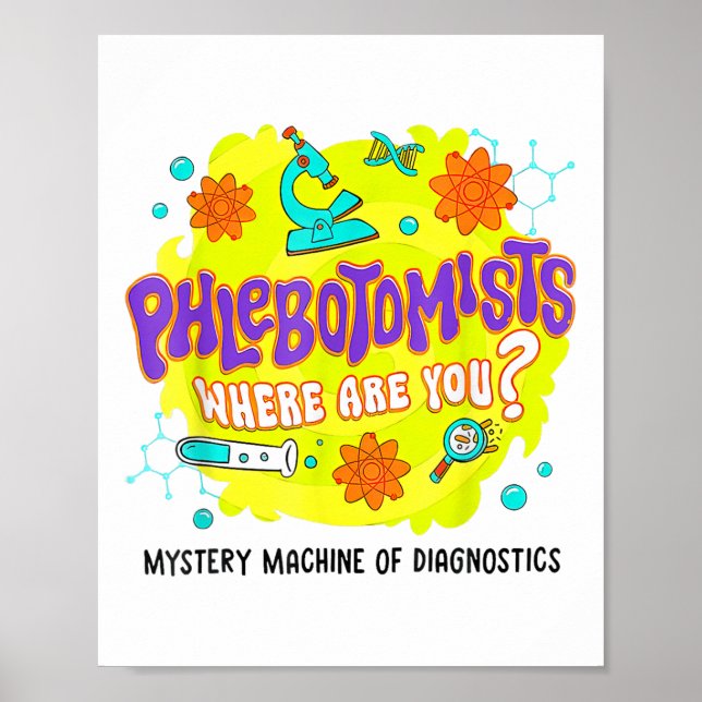 Poster Mystery Machine Of Diagnostics Lab Semana 2025 Phl (Frente)