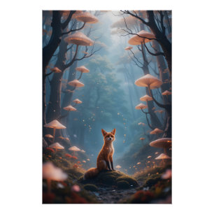 Pôster Mystic Forest Fox