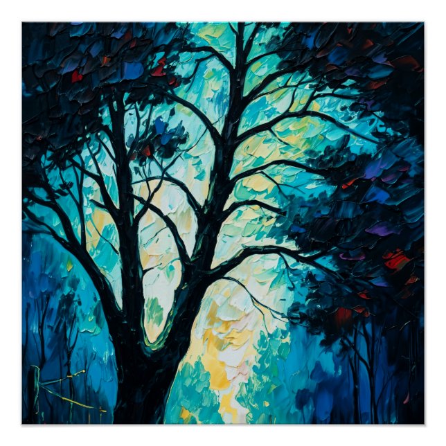 Pôster Mystic Forest Tree (Frente)