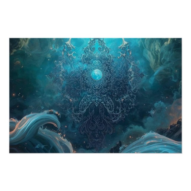 Pôster Mystic Geometry of the North Sea (Frente)