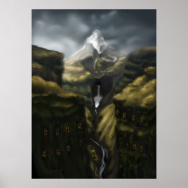 Poster Mystic Mú lagljú pele: Canyon islandês Wonderlan