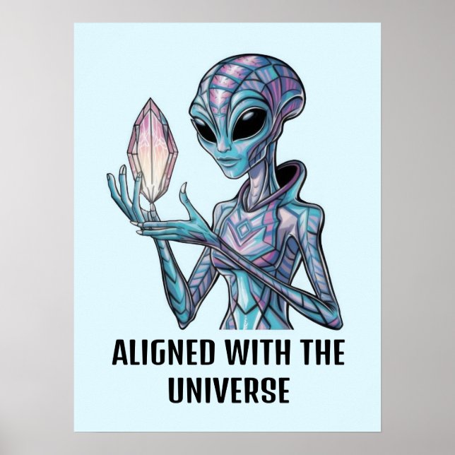 Poster Mystical Alien (Frente)