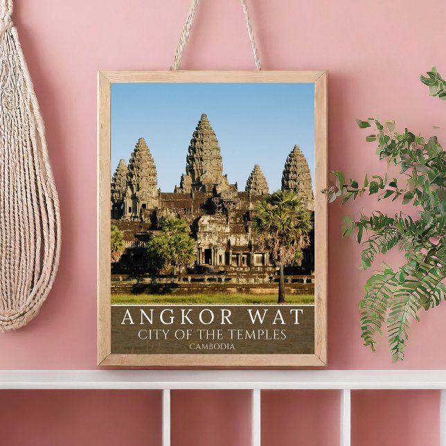 Poster Mystical Angkor Temples – Cambodia (Criador carregado)
