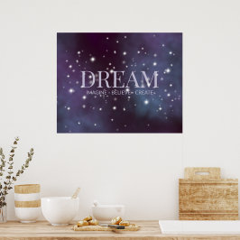 Poster Mystical Dream Dusty Violet