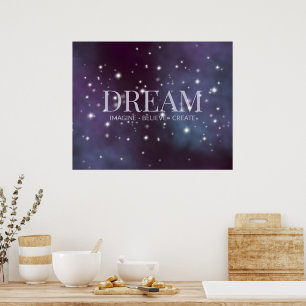 Poster Mystical Dream Dusty Violet