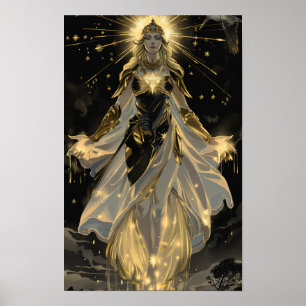 Poster Mystical Tarot Card Design - Ilustrated Art Poste
