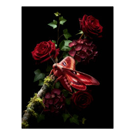 Pôster Mystical Woodland Moth