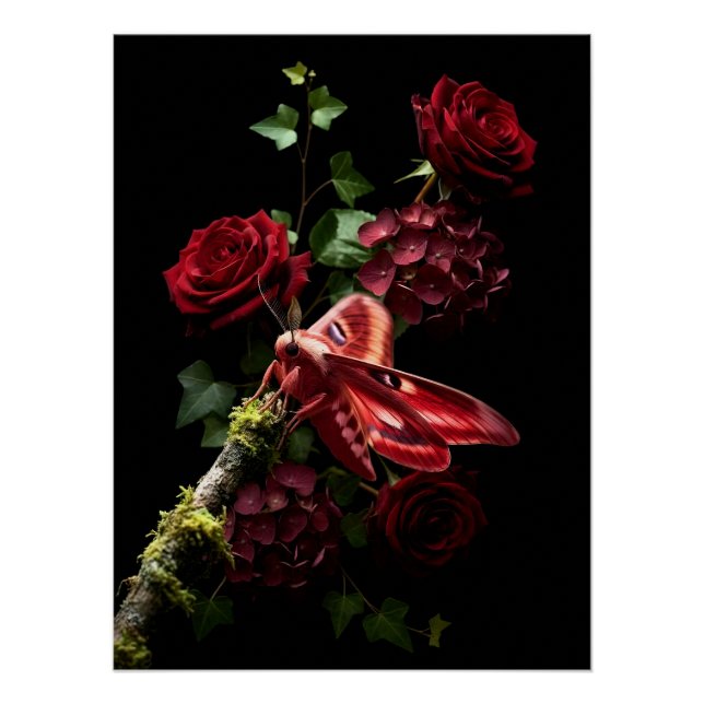 Pôster Mystical Woodland Moth (Frente)