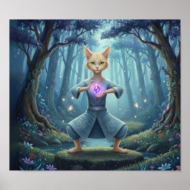 Poster MysticCrystalFlow (Frente)