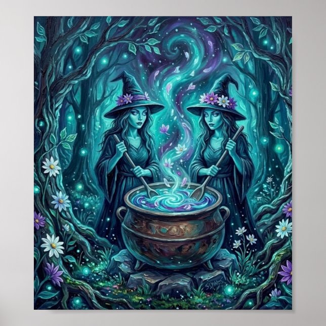 Poster MysticDaisyWitches (Frente)